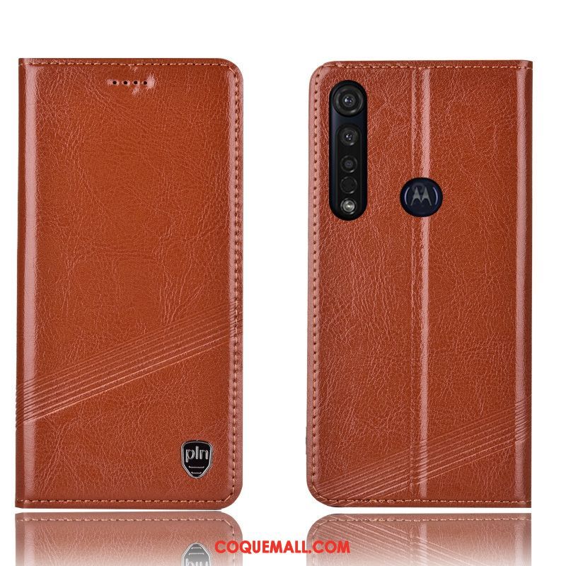 Étui Moto G8 Plus Incassable Noir Tout Compris, Coque Moto G8 Plus Protection Téléphone Portable