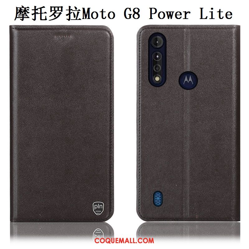Étui Moto G8 Power Lite Incassable Protection Modèle Fleurie, Coque Moto G8 Power Lite Téléphone Portable Jaune