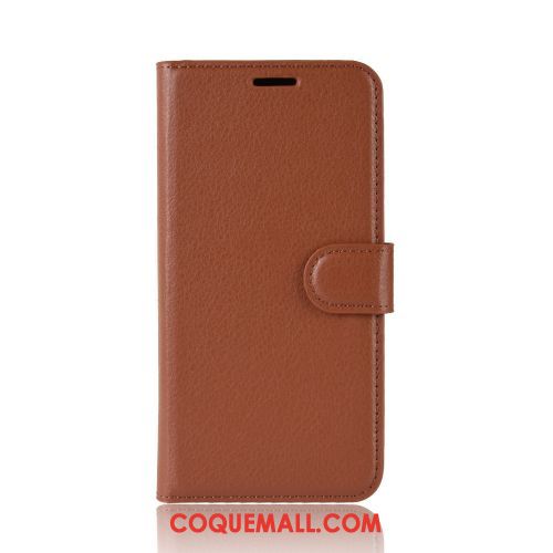 Étui Moto G8 Power Modèle Fleurie Incassable Litchi, Coque Moto G8 Power En Cuir Business