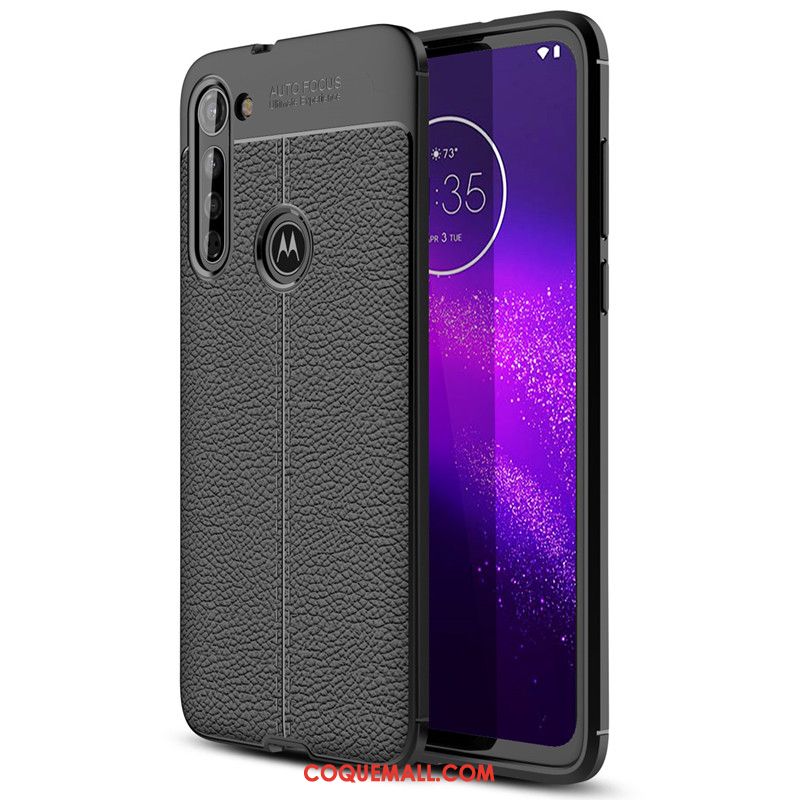 Étui Moto G8 Power Modèle Fleurie Protection Tout Compris, Coque Moto G8 Power Fluide Doux Cuir