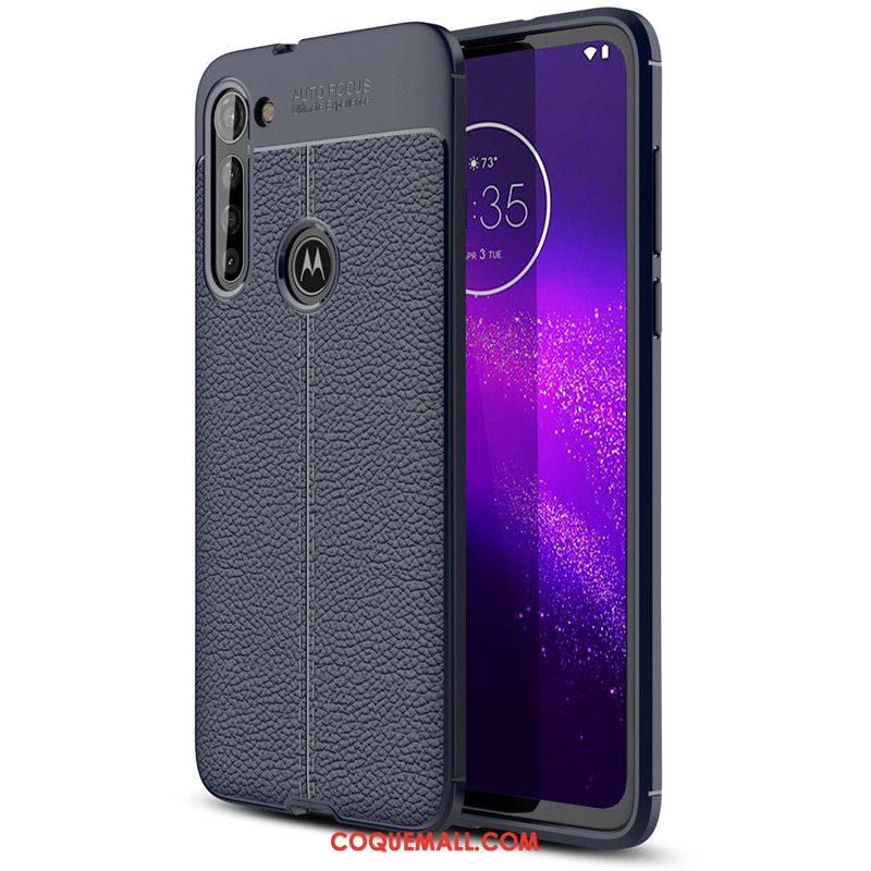 Étui Moto G8 Power Modèle Fleurie Protection Tout Compris, Coque Moto G8 Power Fluide Doux Cuir