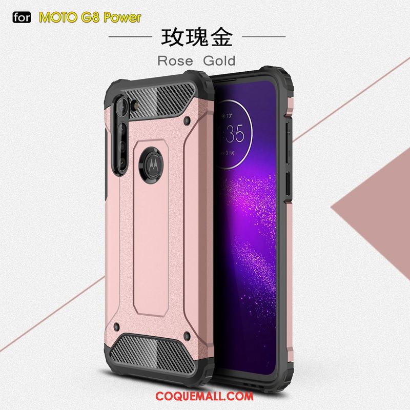 Étui Moto G8 Power Nouveau Incassable Protection, Coque Moto G8 Power Fluide Doux Tout Compris