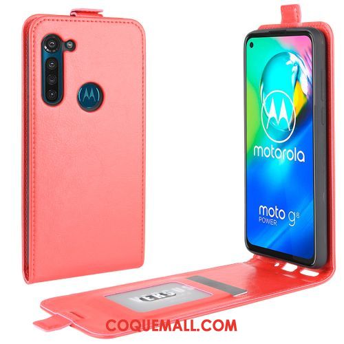 Étui Moto G8 Power Protection Tendance Téléphone Portable, Coque Moto G8 Power Carte Business