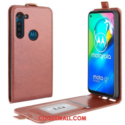 Étui Moto G8 Power Protection Tendance Téléphone Portable, Coque Moto G8 Power Carte Business