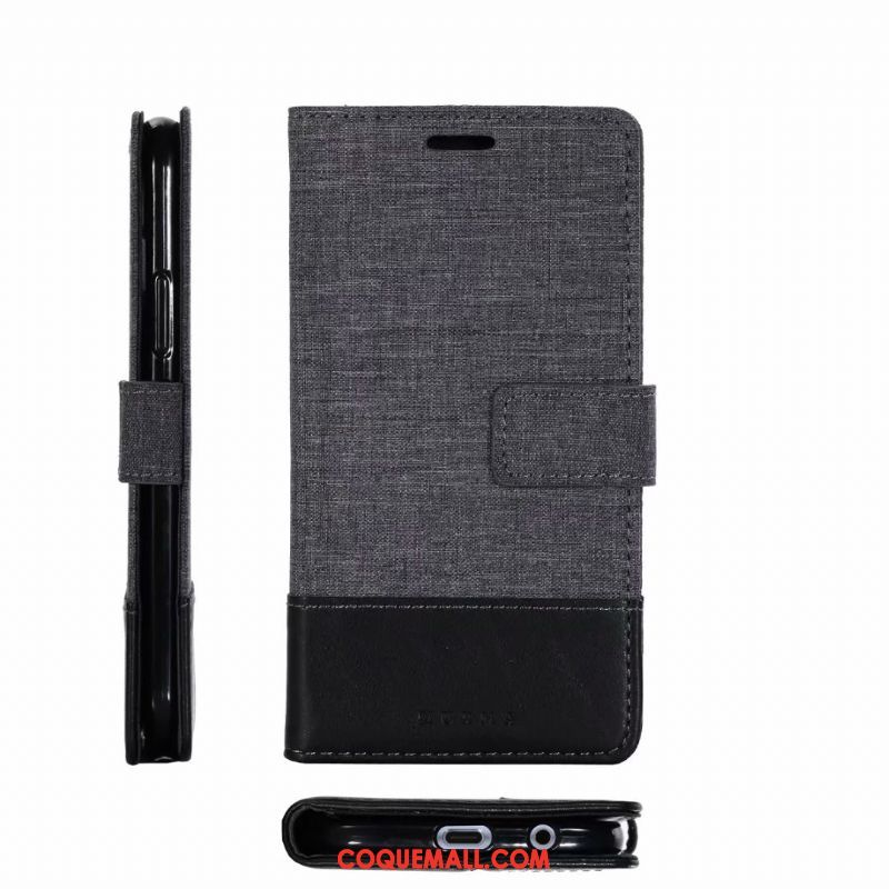 Étui Moto X4 Incassable Support Carte, Coque Moto X4 Clamshell Téléphone Portable