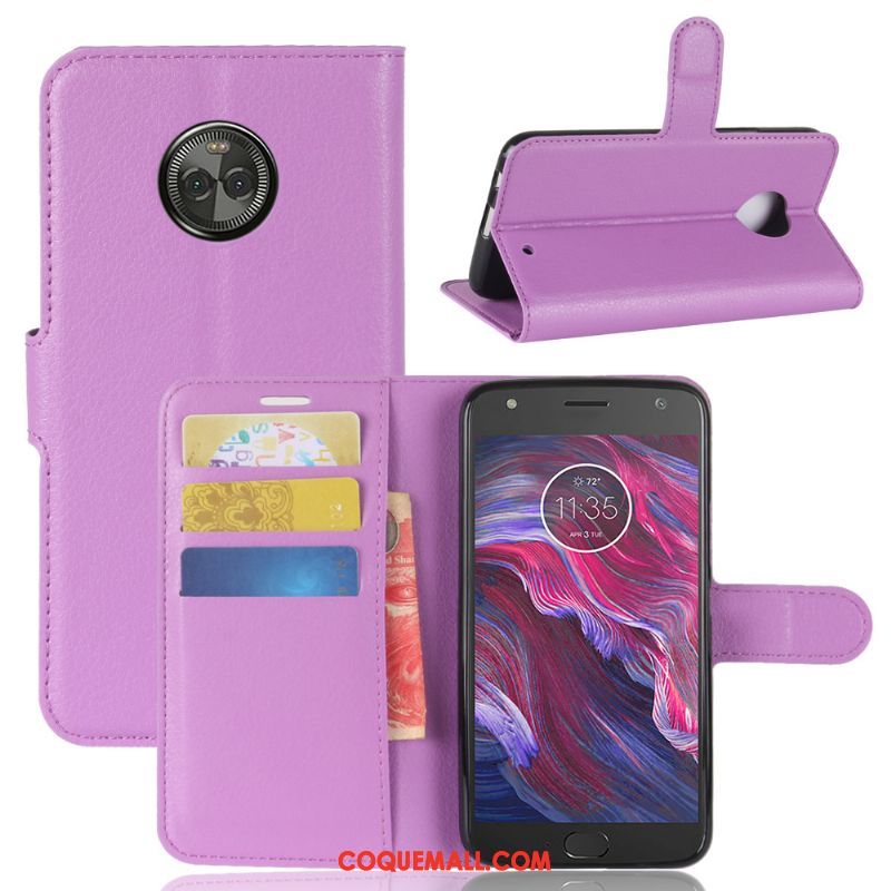 Étui Moto X4 Modèle Fleurie Incassable Protection, Coque Moto X4 Vert Étui En Cuir