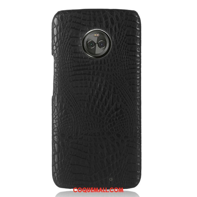 Étui Moto X4 Rouge Téléphone Portable Protection, Coque Moto X4 Crocodile Modèle Couvercle Arrière