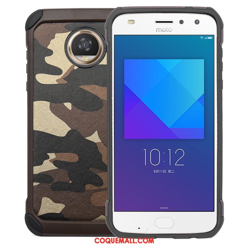 Étui Moto Z2 Play Camouflage Protection Vert, Coque Moto Z2 Play Tout Compris Téléphone Portable