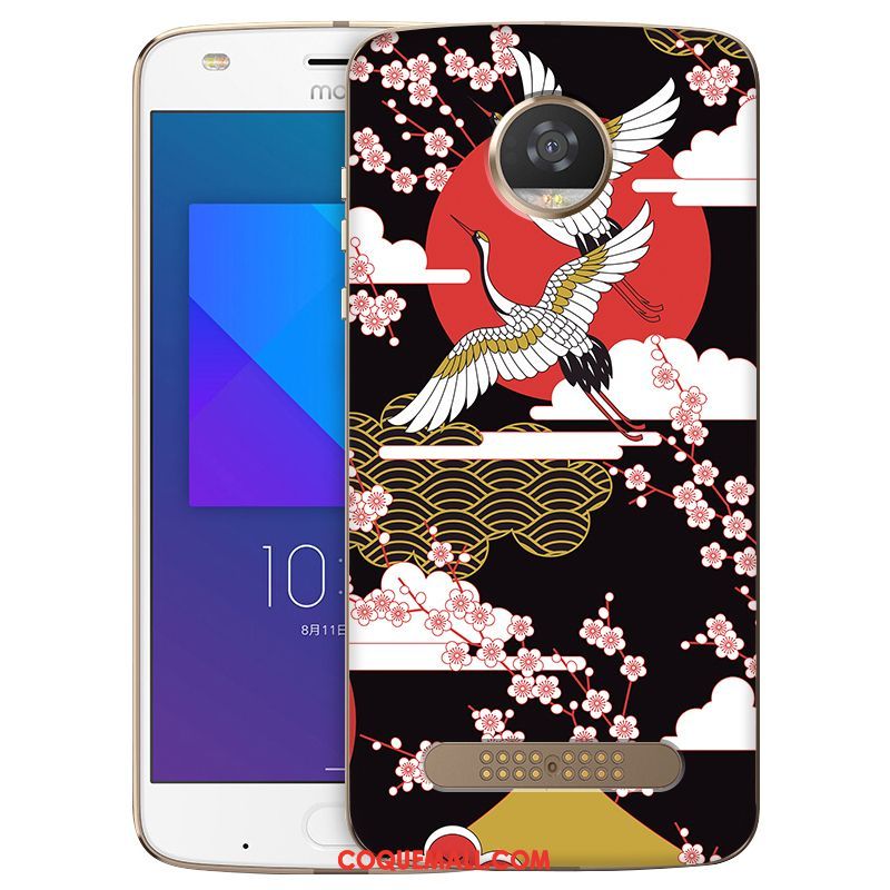 Étui Moto Z2 Play Dessin Animé Téléphone Portable Incassable, Coque Moto Z2 Play Protection Fluide Doux