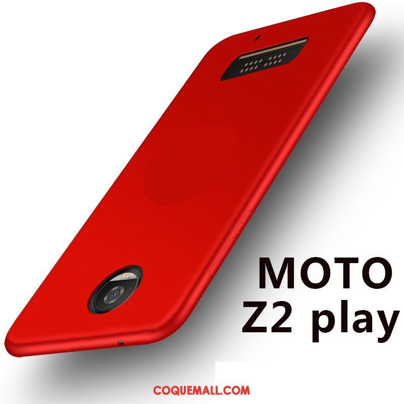 Étui Moto Z2 Play Incassable Fluide Doux Très Mince, Coque Moto Z2 Play Anneau Téléphone Portable
