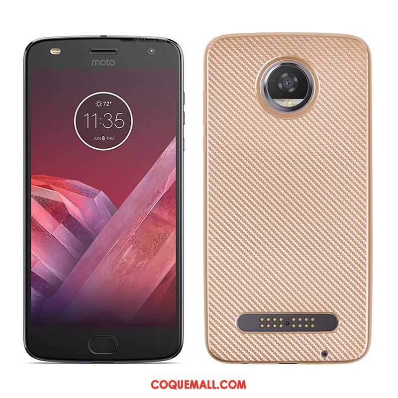 Étui Moto Z2 Play Protection Incassable Tendance, Coque Moto Z2 Play Fibre Téléphone Portable