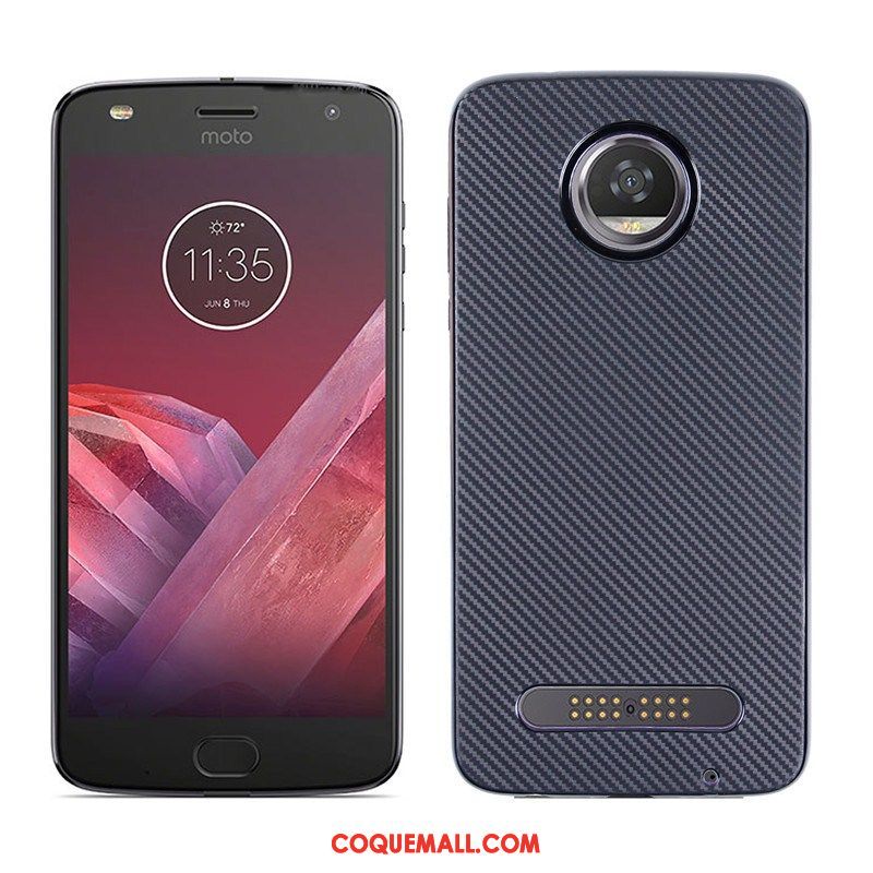 Étui Moto Z2 Play Protection Incassable Tendance, Coque Moto Z2 Play Fibre Téléphone Portable