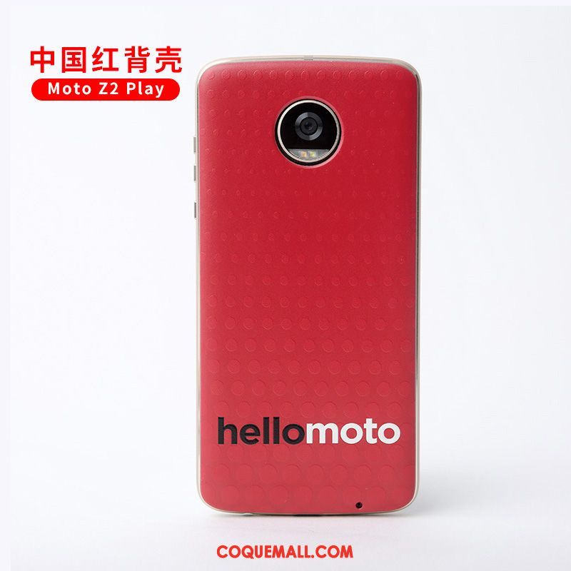 Étui Moto Z2 Play Téléphone Portable Protection Magnétisme, Coque Moto Z2 Play Bleu