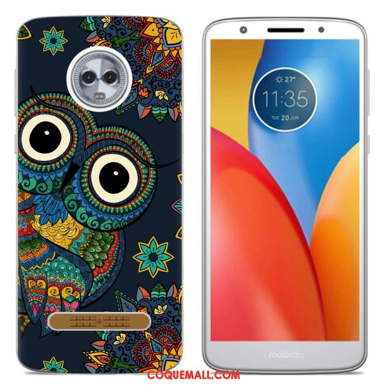 Étui Moto Z3 Play Créatif Silicone Fluide Doux, Coque Moto Z3 Play Multicolore Tout Compris