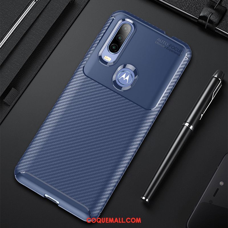 Étui Motorola One Action Incassable Protection Très Mince, Coque Motorola One Action Fluide Doux Téléphone Portable