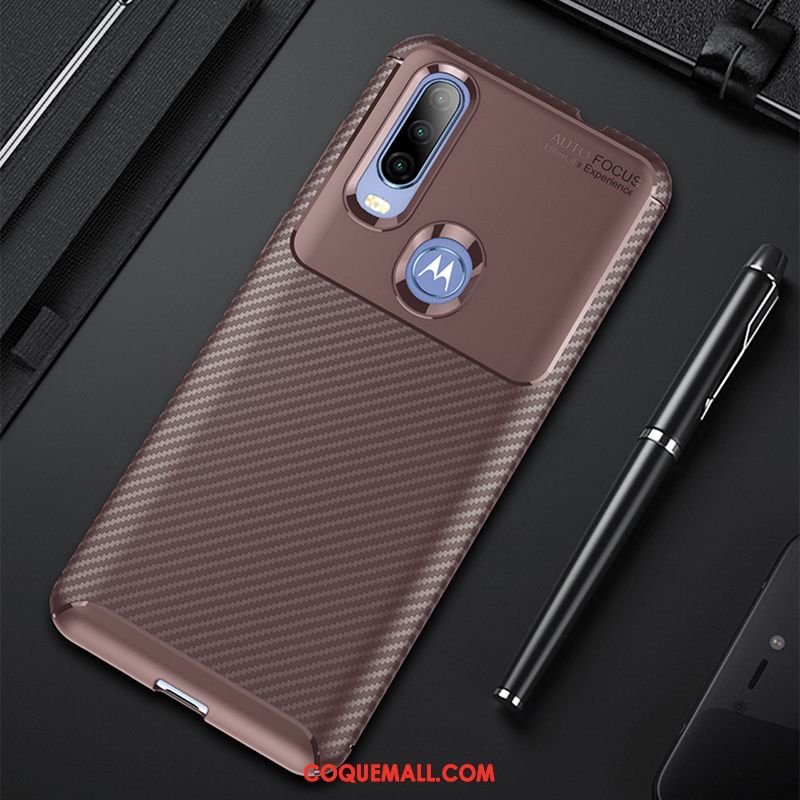 Étui Motorola One Action Incassable Protection Très Mince, Coque Motorola One Action Fluide Doux Téléphone Portable