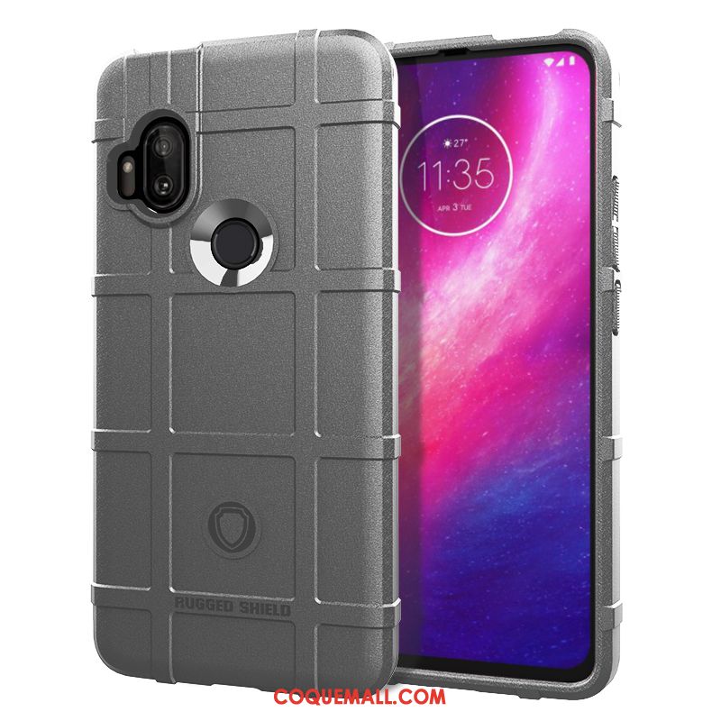 Étui Motorola One Hyper Bordure Incassable Protection, Coque Motorola One Hyper Téléphone Portable Simple Braun