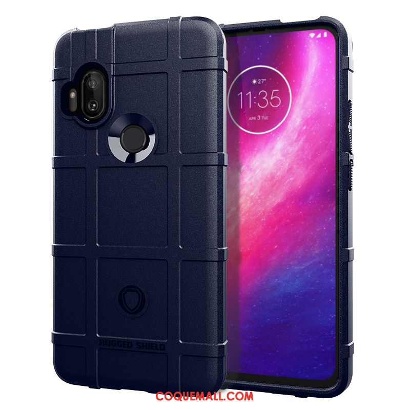 Étui Motorola One Hyper Bordure Incassable Protection, Coque Motorola One Hyper Téléphone Portable Simple Braun