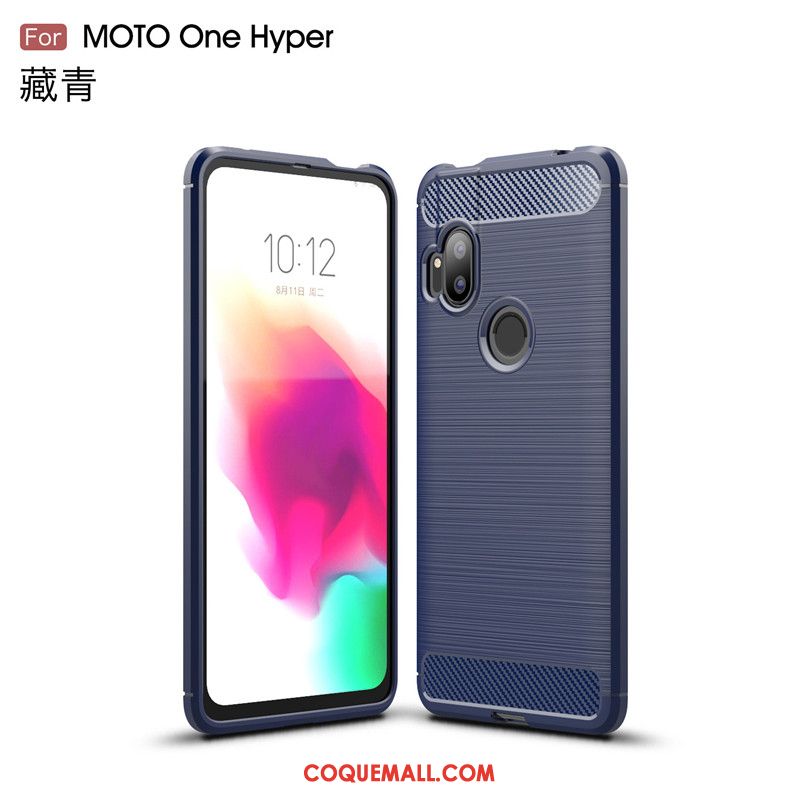 Étui Motorola One Hyper Business Antidérapant Modèle Fleurie, Coque Motorola One Hyper Fibre Rouge