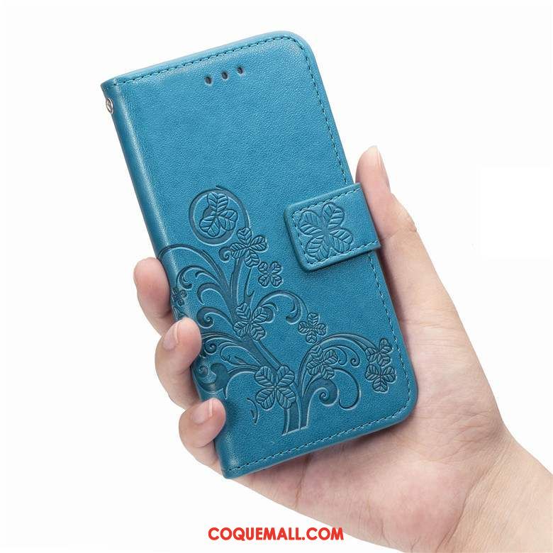 Étui Motorola One Macro Fluide Doux Incassable Silicone, Coque Motorola One Macro En Cuir Bleu