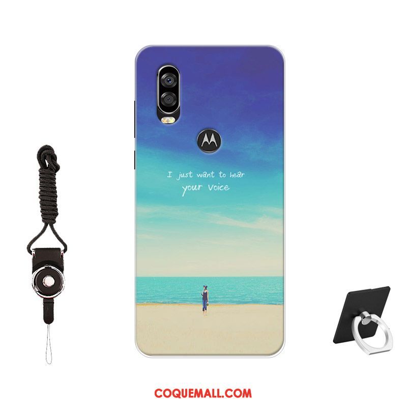 Étui Motorola One Vision Peinture Tempérer Personnalisé, Coque Motorola One Vision Téléphone Portable Tout Compris