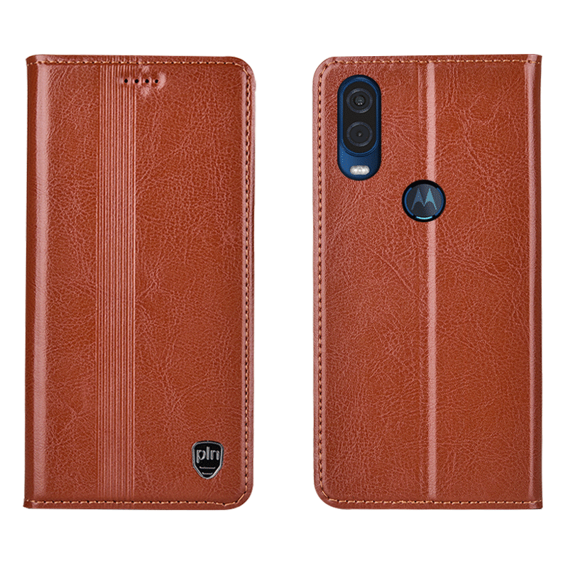 Étui Motorola One Vision Rouge Tout Compris Incassable, Coque Motorola One Vision Téléphone Portable Protection