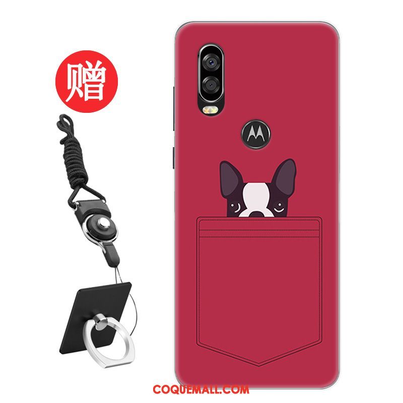 Étui Motorola One Vision Tempérer Noir Frais, Coque Motorola One Vision Modèle Personnalité