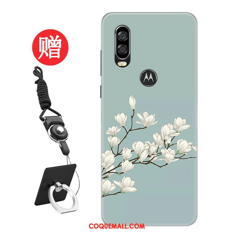 Étui Motorola One Vision Tempérer Noir Frais, Coque Motorola One Vision Modèle Personnalité