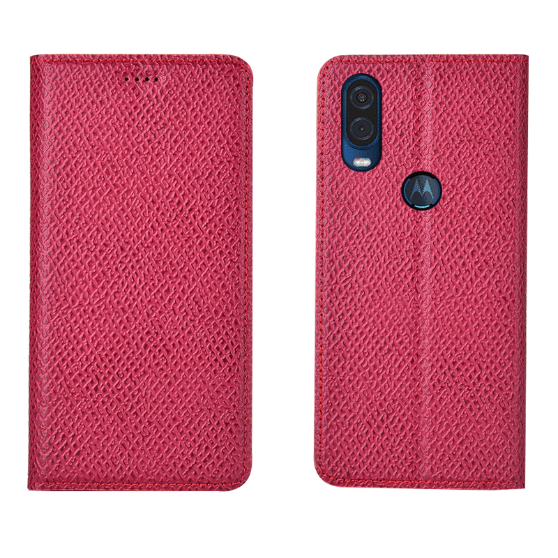 Étui Motorola One Vision Tout Compris Téléphone Portable Protection, Coque Motorola One Vision Bleu Marin Incassable