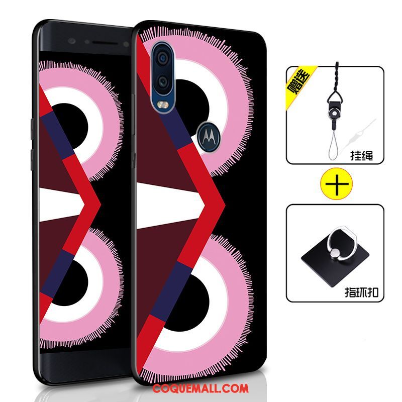 Étui Motorola One Vision Téléphone Portable Bleu Marin Tout Compris, Coque Motorola One Vision Fluide Doux Incassable