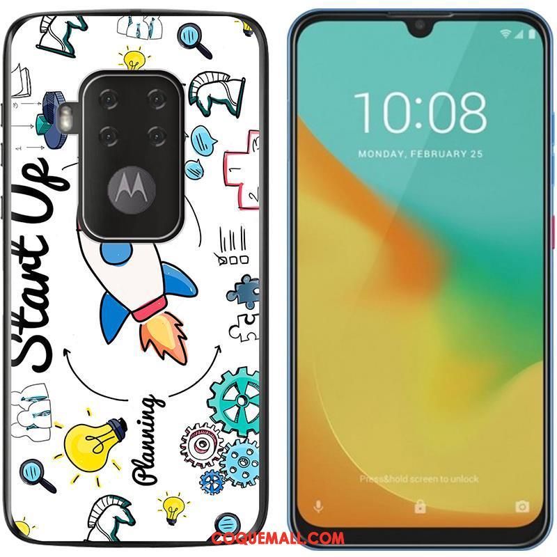 Étui Motorola One Zoom Peinture Nouveau Téléphone Portable, Coque Motorola One Zoom Chaud Fluide Doux