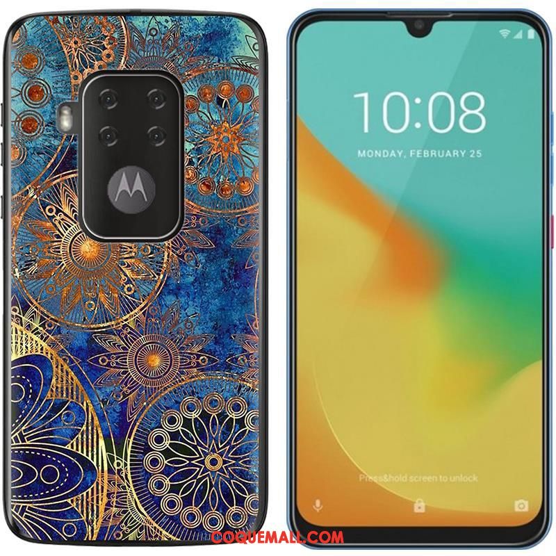 Étui Motorola One Zoom Peinture Nouveau Téléphone Portable, Coque Motorola One Zoom Chaud Fluide Doux