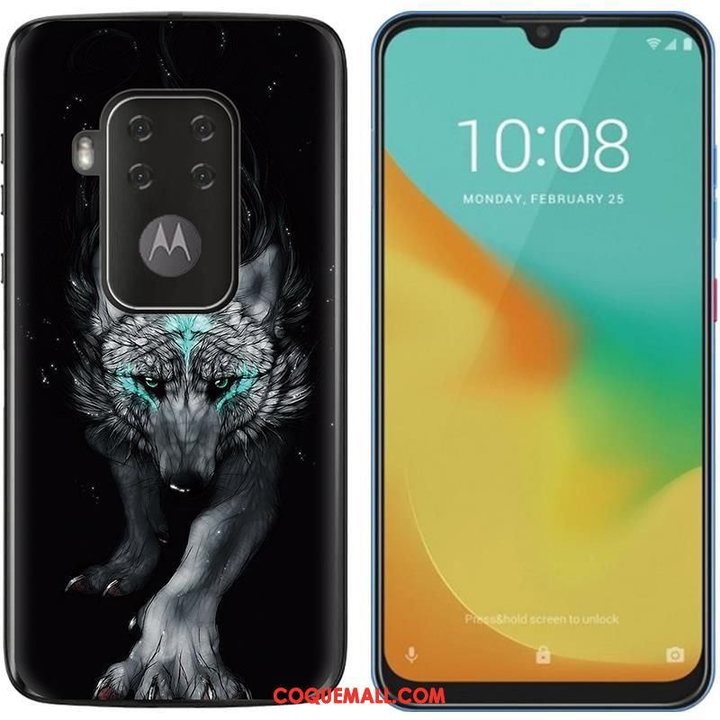 Étui Motorola One Zoom Peinture Nouveau Téléphone Portable, Coque Motorola One Zoom Chaud Fluide Doux