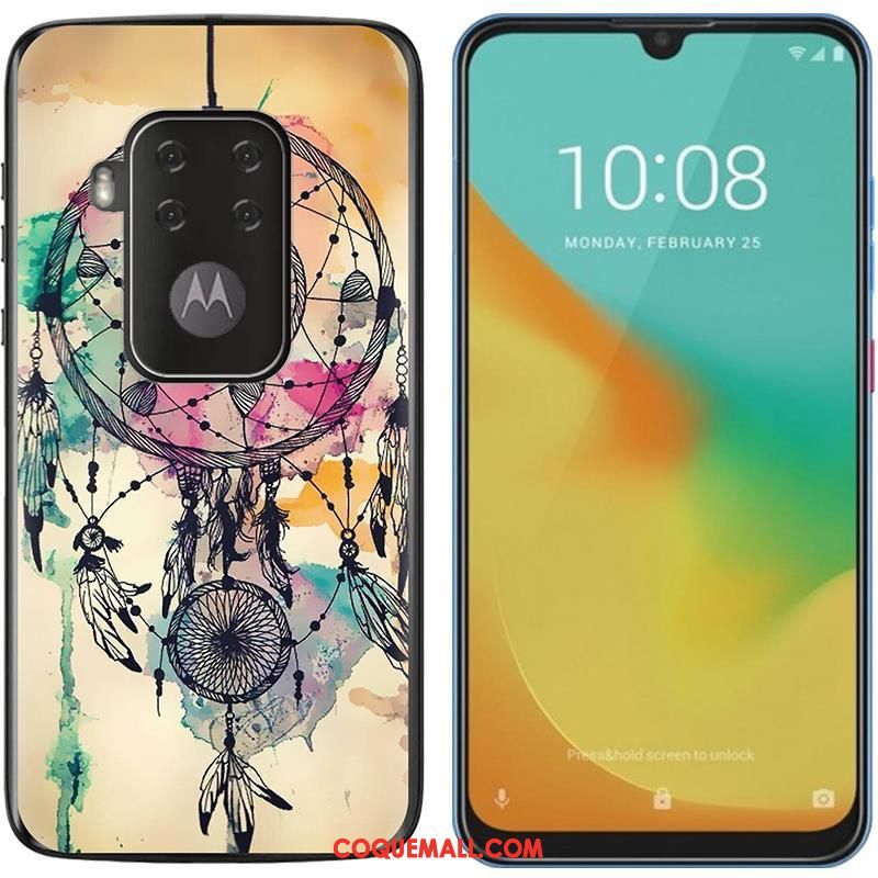 Étui Motorola One Zoom Peinture Nouveau Téléphone Portable, Coque Motorola One Zoom Chaud Fluide Doux