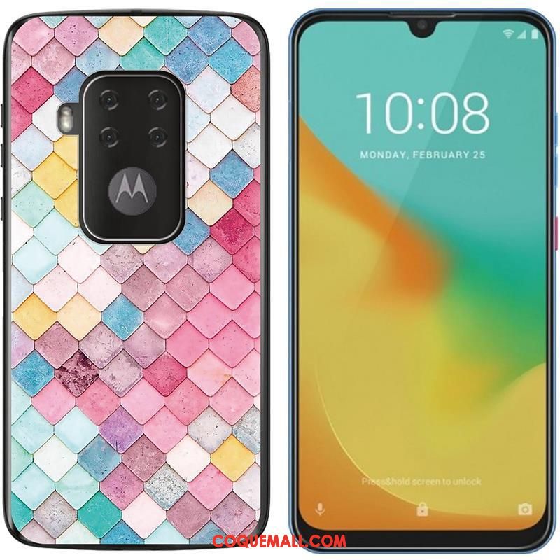 Étui Motorola One Zoom Peinture Nouveau Téléphone Portable, Coque Motorola One Zoom Chaud Fluide Doux