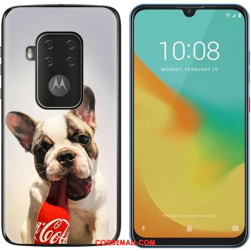 Étui Motorola One Zoom Peinture Nouveau Téléphone Portable, Coque Motorola One Zoom Chaud Fluide Doux