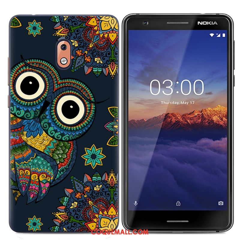 Étui Nokia 2.1 Dessin Animé Simple Protection, Coque Nokia 2.1 Tendance Créatif