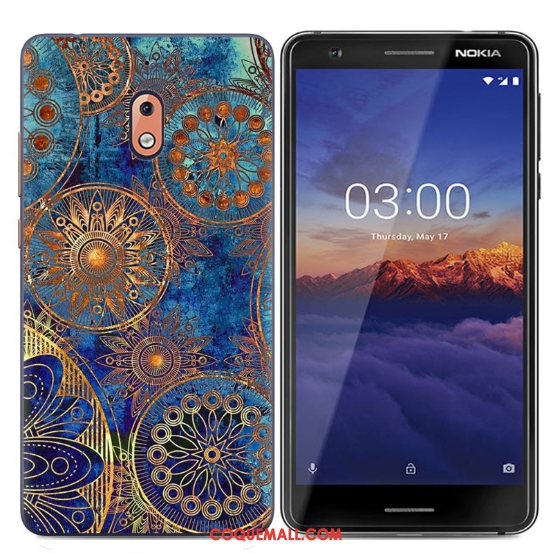 Étui Nokia 2.1 Dessin Animé Simple Protection, Coque Nokia 2.1 Tendance Créatif