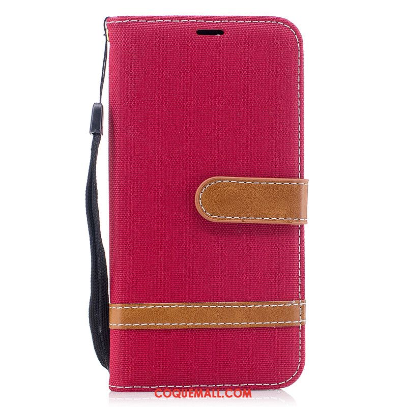 Étui Nokia 2.2 Téléphone Portable Portefeuille Protection, Coque Nokia 2.2 Violet En Denim