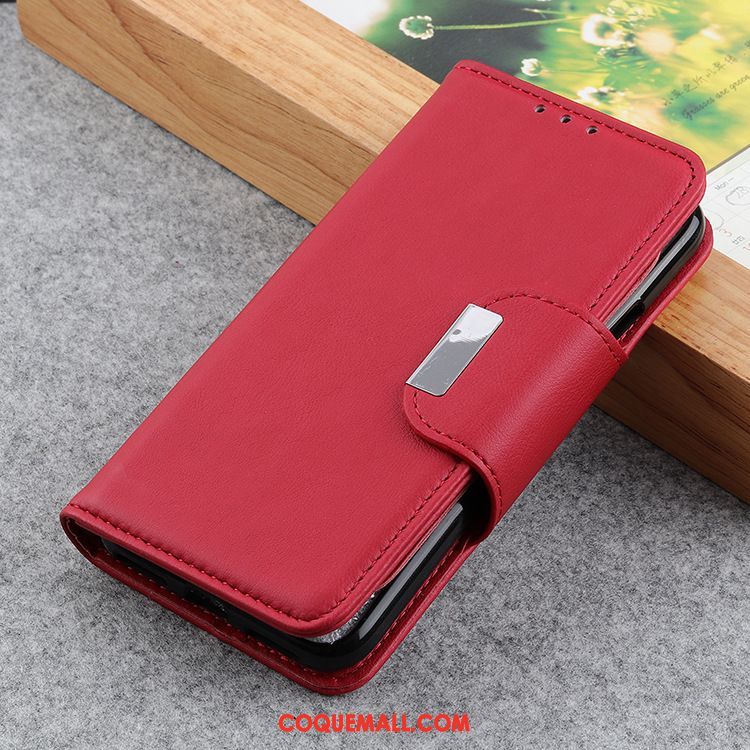 Étui Nokia 2.3 Rouge Peau De Mouton Téléphone Portable, Coque Nokia 2.3 Modèle Fleurie