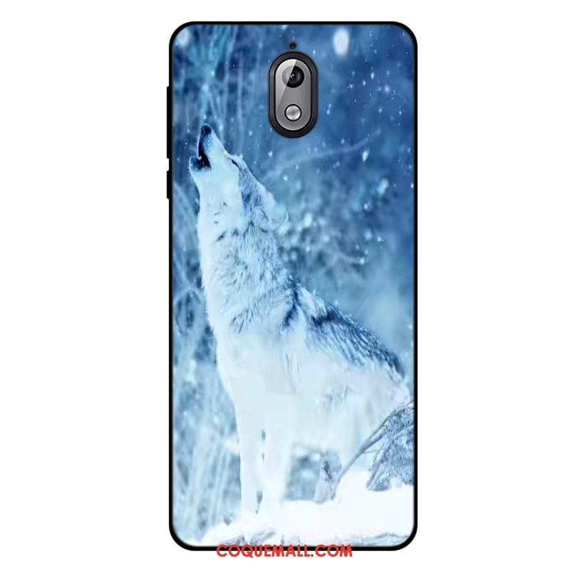 Étui Nokia 3.1 Dessin Animé Téléphone Portable Tout Compris, Coque Nokia 3.1 Fluide Doux Créatif