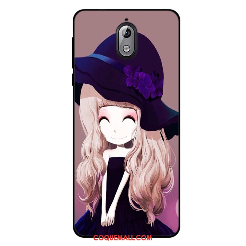 Étui Nokia 3.1 Dessin Animé Téléphone Portable Tout Compris, Coque Nokia 3.1 Fluide Doux Créatif