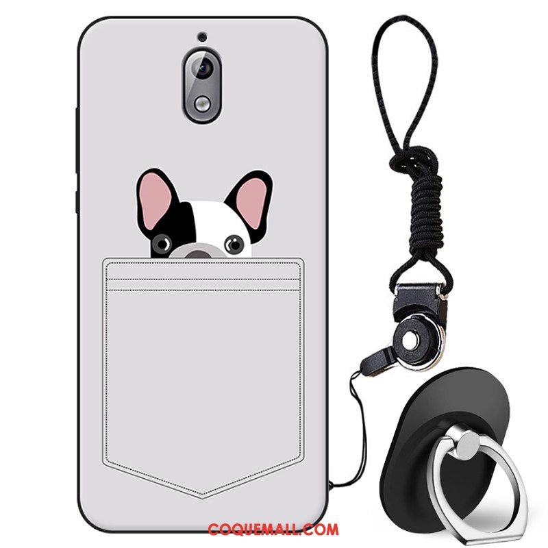 Étui Nokia 3.1 Incassable Dessin Animé Créatif, Coque Nokia 3.1 Protection Silicone