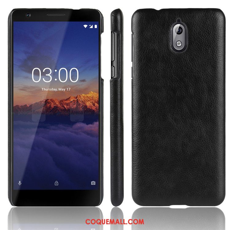 Étui Nokia 3.1 Modèle Fleurie Téléphone Portable Créatif, Coque Nokia 3.1 Protection Incassable Braun