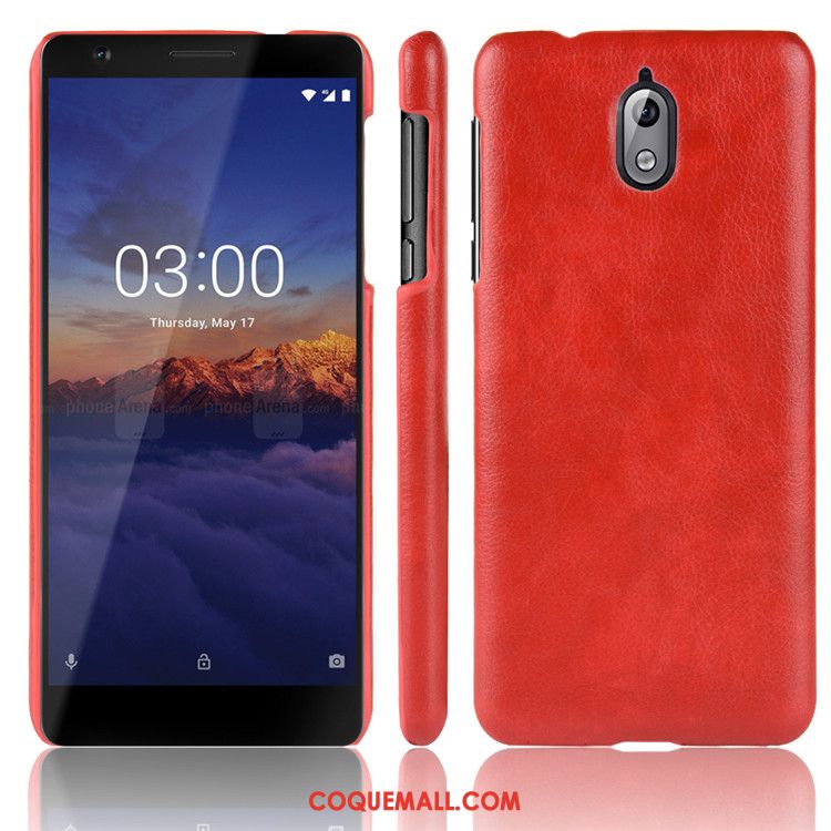 Étui Nokia 3.1 Modèle Fleurie Téléphone Portable Créatif, Coque Nokia 3.1 Protection Incassable Braun