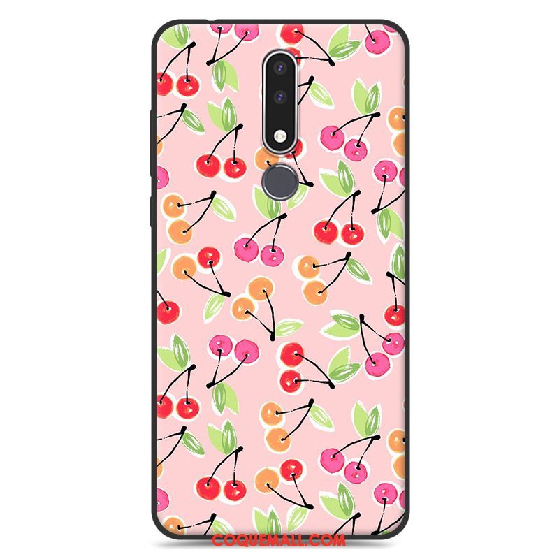 Étui Nokia 3.1 Plus Blanc Créatif Personnalité, Coque Nokia 3.1 Plus Dessin Animé Téléphone Portable