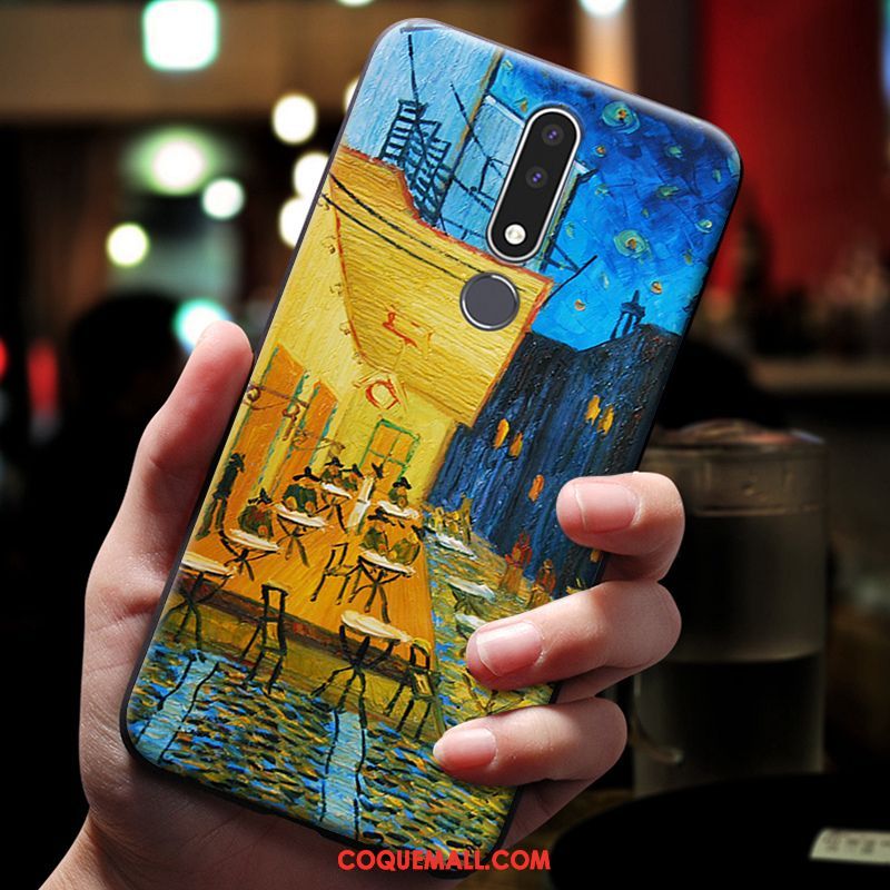 Étui Nokia 3.1 Plus Dessin Animé Ornements Suspendus Petit, Coque Nokia 3.1 Plus Téléphone Portable Cerf