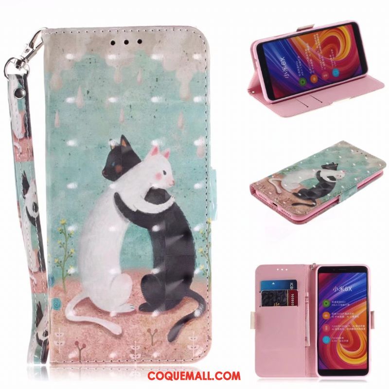 Étui Nokia 3.1 Plus Dessin Animé Tout Compris Téléphone Portable, Coque Nokia 3.1 Plus Portefeuille Plier