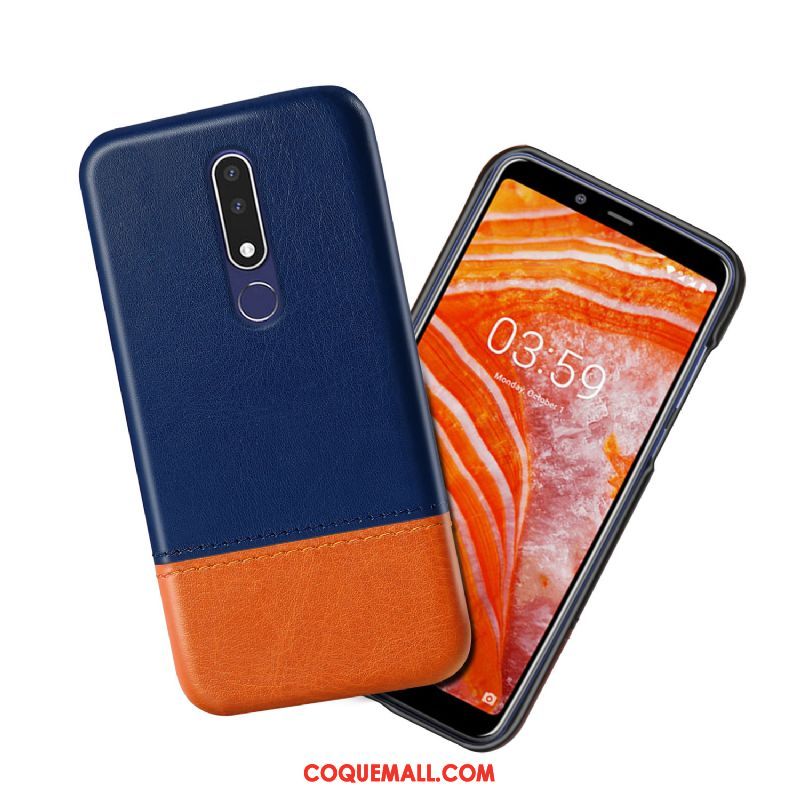 Étui Nokia 3.1 Plus Noir Qualité Téléphone Portable, Coque Nokia 3.1 Plus Incassable Nouveau Braun