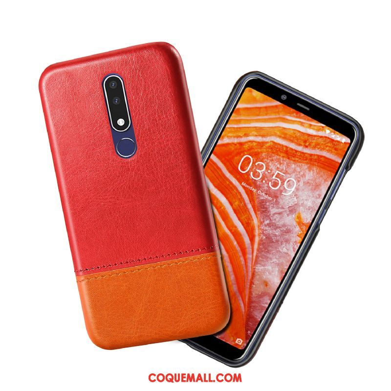 Étui Nokia 3.1 Plus Noir Qualité Téléphone Portable, Coque Nokia 3.1 Plus Incassable Nouveau Braun